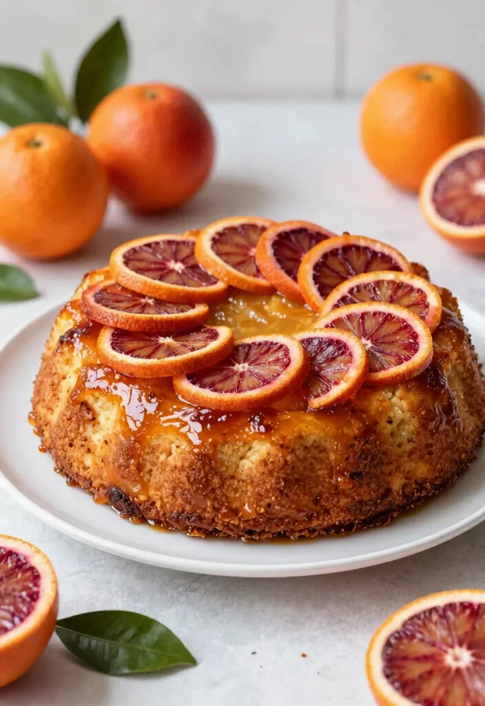 10 Blood Orange Dessert Recipes with Bright Citrus Flavor 34 10 Blood Orange Dessert Recipes with Bright Citrus Flavor - 4. Blood Orange Upside-Down Cake 1