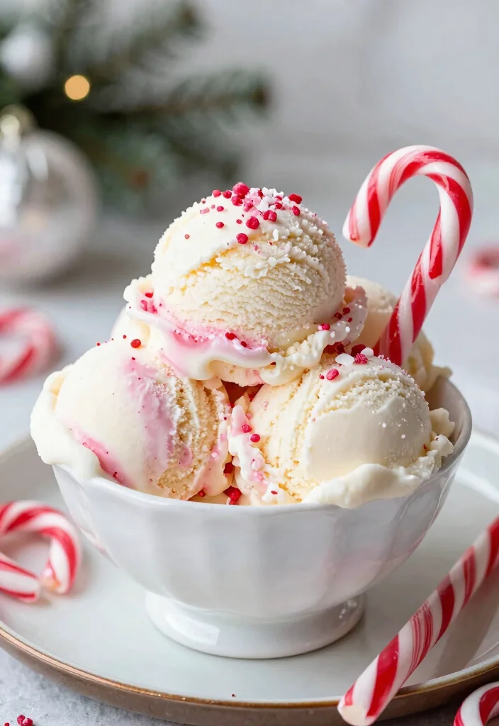 10 Candy Cane Dessert Recipes for Festive Holiday Treats 10. Candy Cane Ice Cream 0