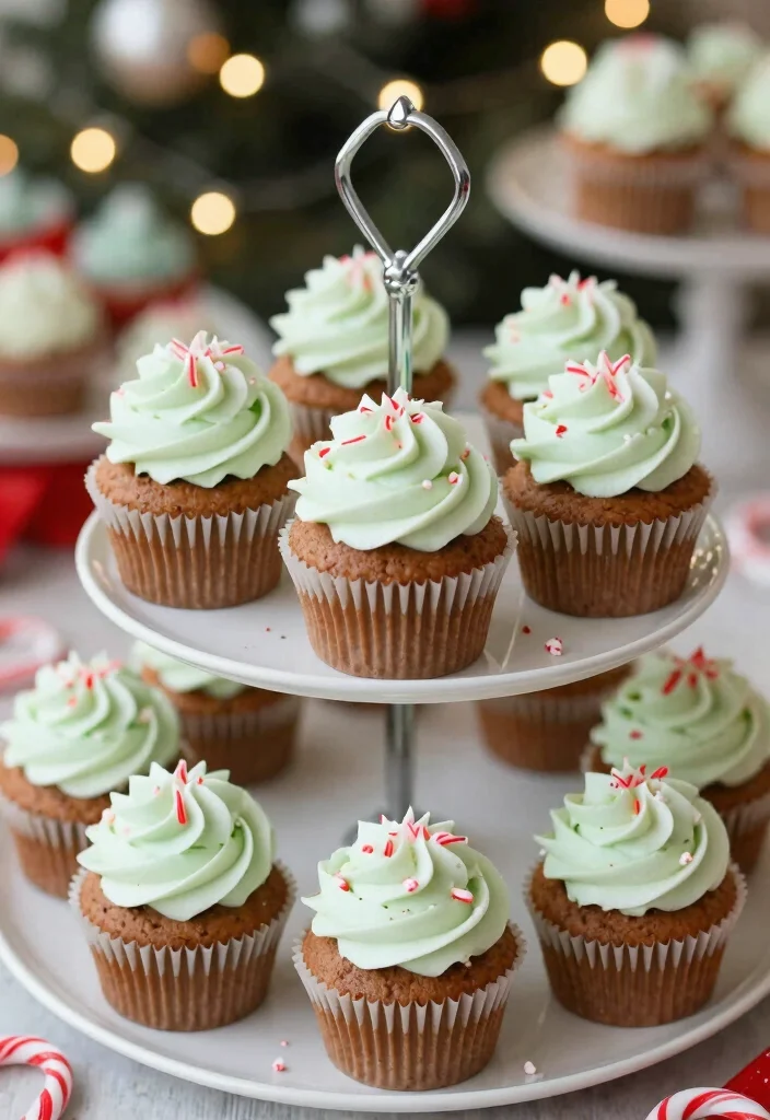 10 Candy Cane Dessert Recipes for Festive Holiday Treats 4. Peppermint Mocha Cupcakes 0