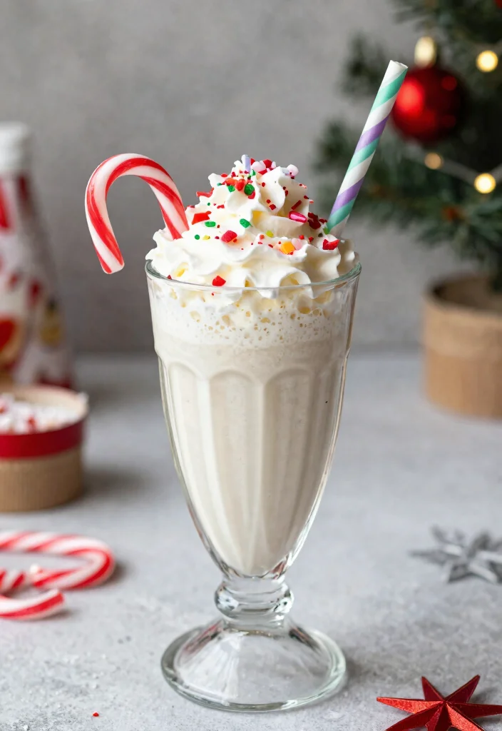 10 Candy Cane Dessert Recipes for Festive Holiday Treats 9. Candy Cane Milkshake 0