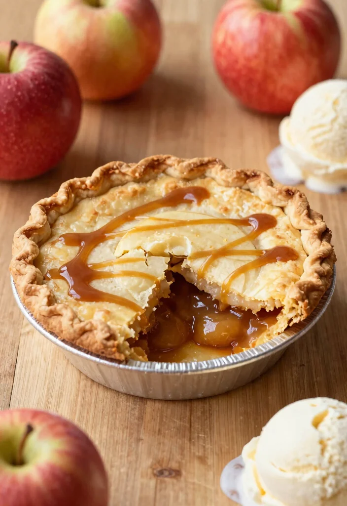 10 Dinner Recipes Using Pie Crust for Savory Bakes 98 10 Dinner Recipes Using Pie Crust for Savory Bakes - 10. Apple and Caramel Pie 1