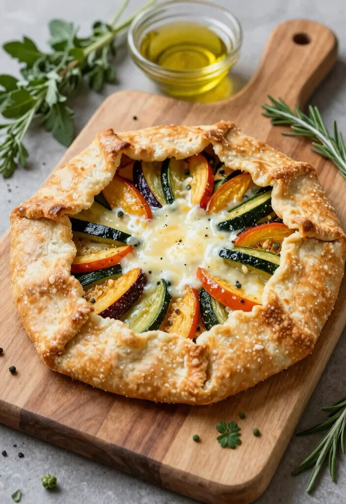 10 Dinner Recipes Using Pie Crust for Savory Bakes 32 10 Dinner Recipes Using Pie Crust for Savory Bakes - 4. Vegetable and Cheese Galette 1