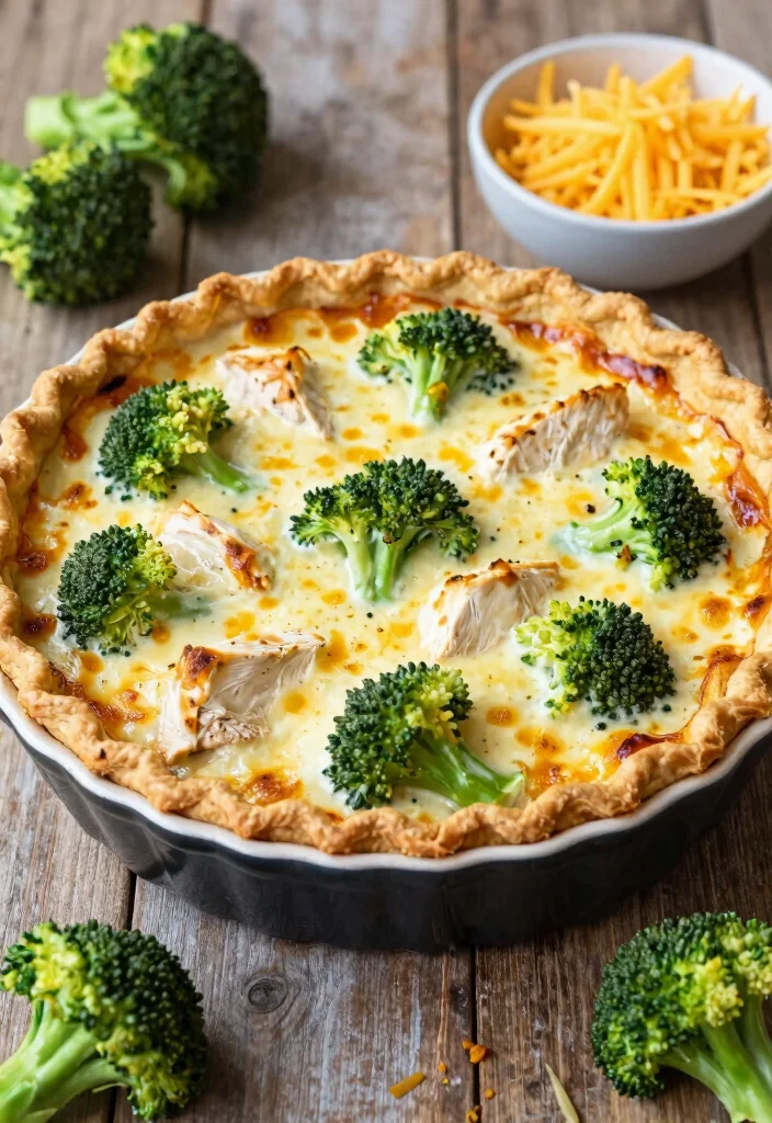 10 Dinner Recipes Using Pie Crust for Savory Bakes 43 10 Dinner Recipes Using Pie Crust for Savory Bakes - 5. Creamy Chicken and Broccoli Bake 1