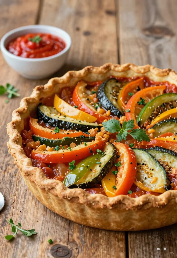10 Dinner Recipes Using Pie Crust for Savory Bakes 54 10 Dinner Recipes Using Pie Crust for Savory Bakes - 6. Ratatouille Pie 1