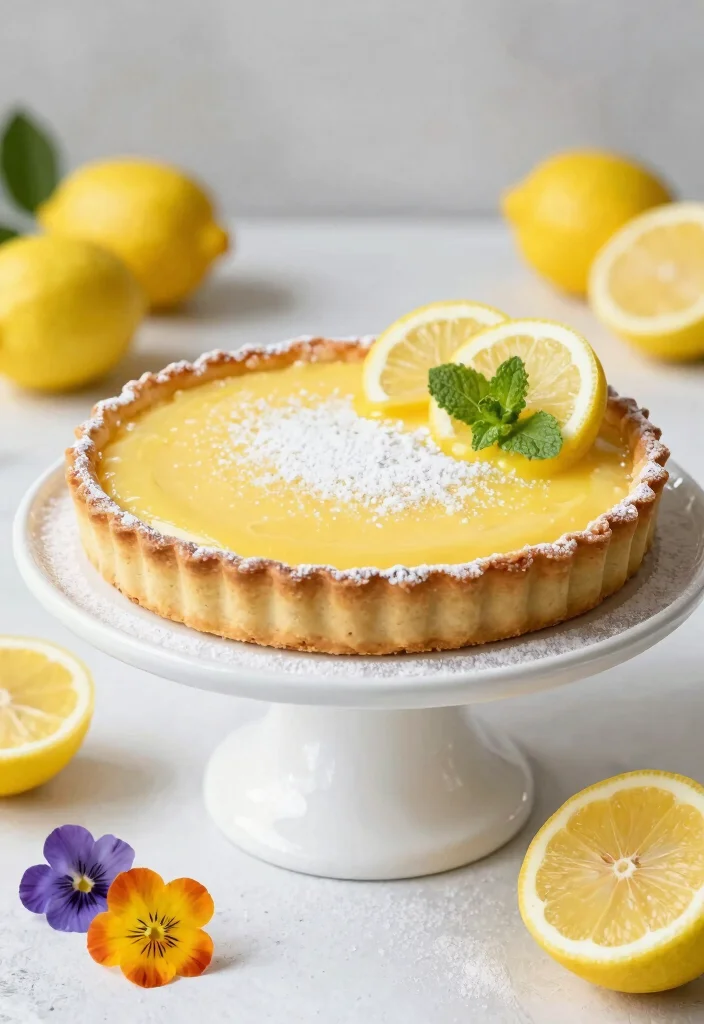 10 Egg Yolk Dessert Recipes for Rich Custardy Sweets 2. Lemon Curd Tart 0