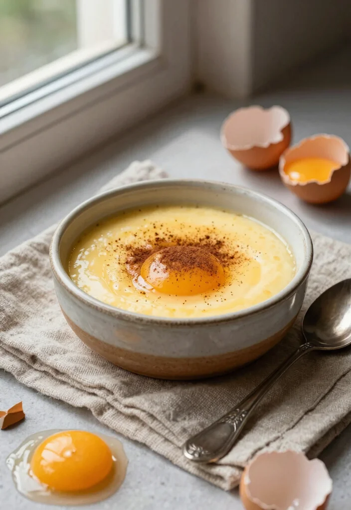 10 Egg Yolk Dessert Recipes for Rich Custardy Sweets 4. Egg Yolk Pudding 0