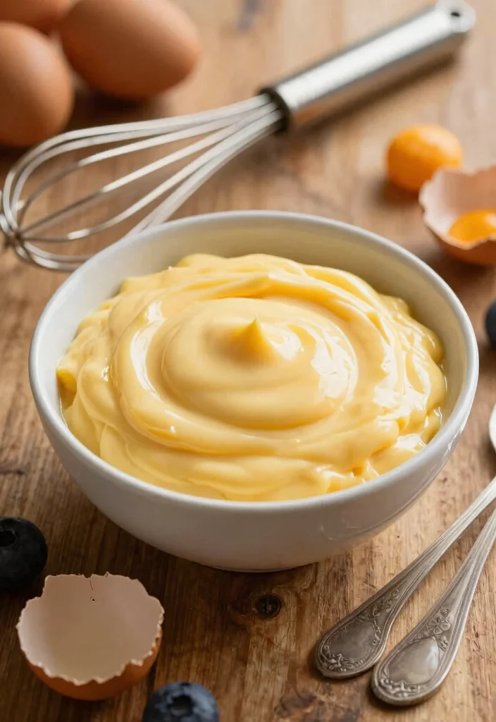 10 Egg Yolk Dessert Recipes for Rich Custardy Sweets 6. Rich Egg Yolk Pastry Cream 0