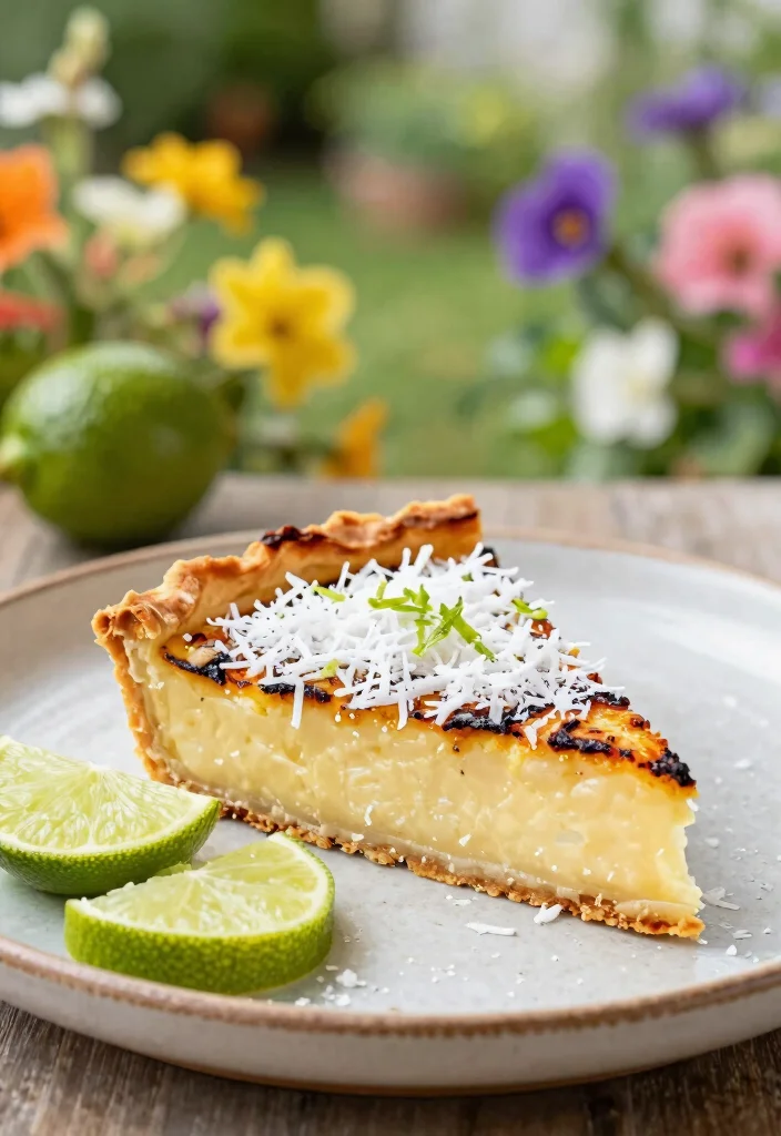 10 Grill Dessert Recipes for Easy Outdoor Sweet Cooking - 6. Grilled Coconut Lime Tart 1