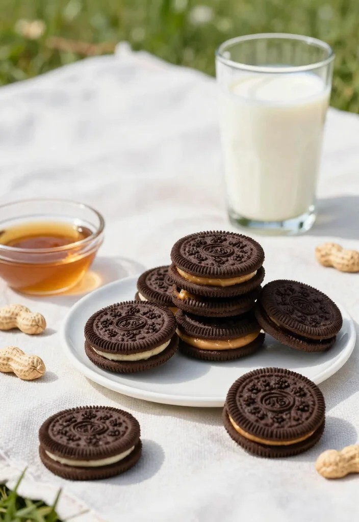 10 Healthy Oreo Recipes with Better Ingredients - 3. Vegan Peanut Butter Oreos 1