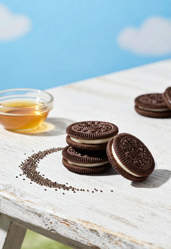 10 Healthy Oreo Recipes with Better Ingredients - 5. Easy Chia Seed Oreos 1