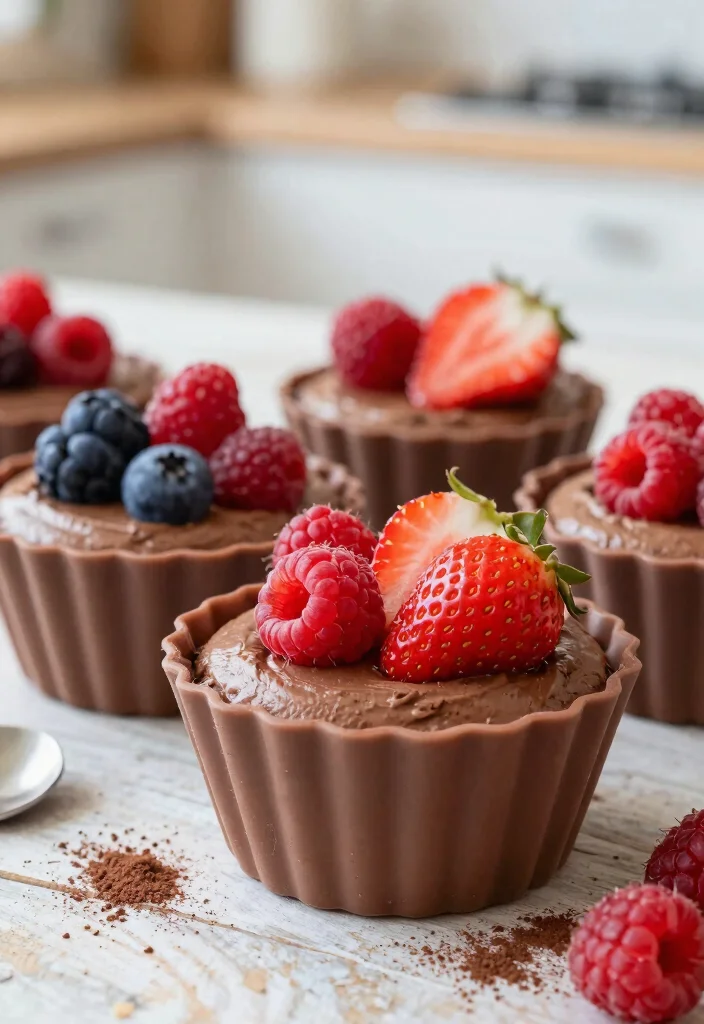 10 Healthy Silicone Mold Recipes for Easy Portion Control - 3. Guilt-Free Chocolate Mousse 1