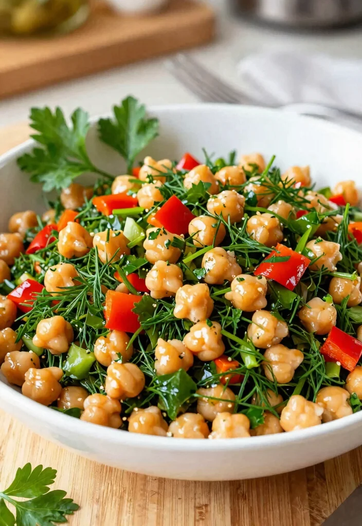 10 Herb Salad Recipes for Fresh Flavor Packed Plates - 4. Herb-Infused Chickpea Salad 1