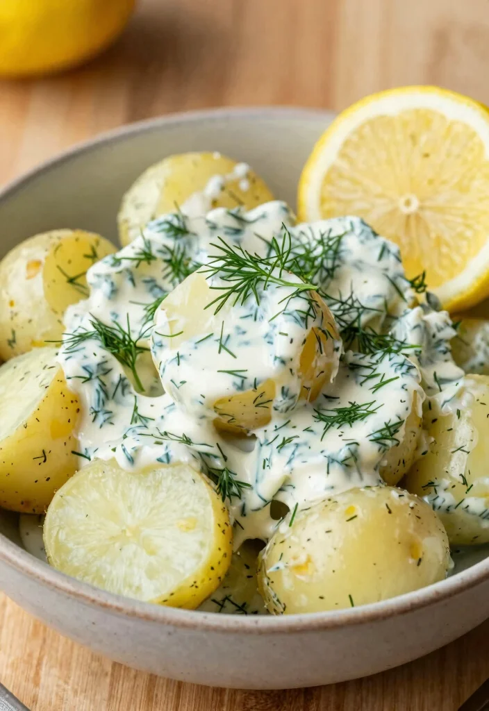 10 Herb Salad Recipes for Fresh Flavor Packed Plates - 6. Savory Dill Potato Salad 1