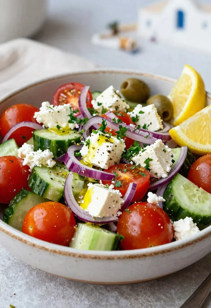 10 Herb Salad Recipes for Fresh Flavor Packed Plates - 9. Classic Greek Salad with Fresh Herbs 1