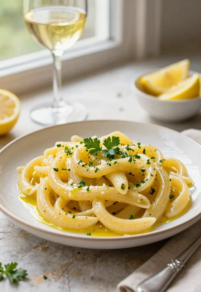 10 Low Ingredient Dinner Recipes for Simple Cooking 12 10 Low Ingredient Dinner Recipes for Simple Cooking 2. Lemon Garlic Pasta 0