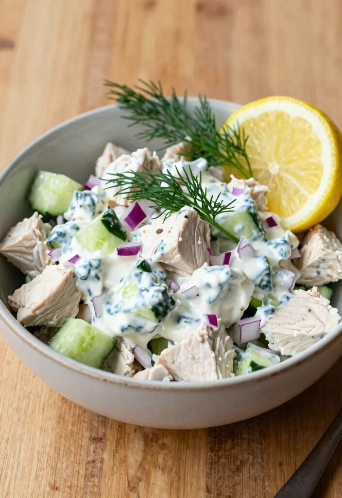 10 No Mayo Chicken Salad Recipes for Light Clean Eating - 2. Greek Yogurt Chicken Salad 1