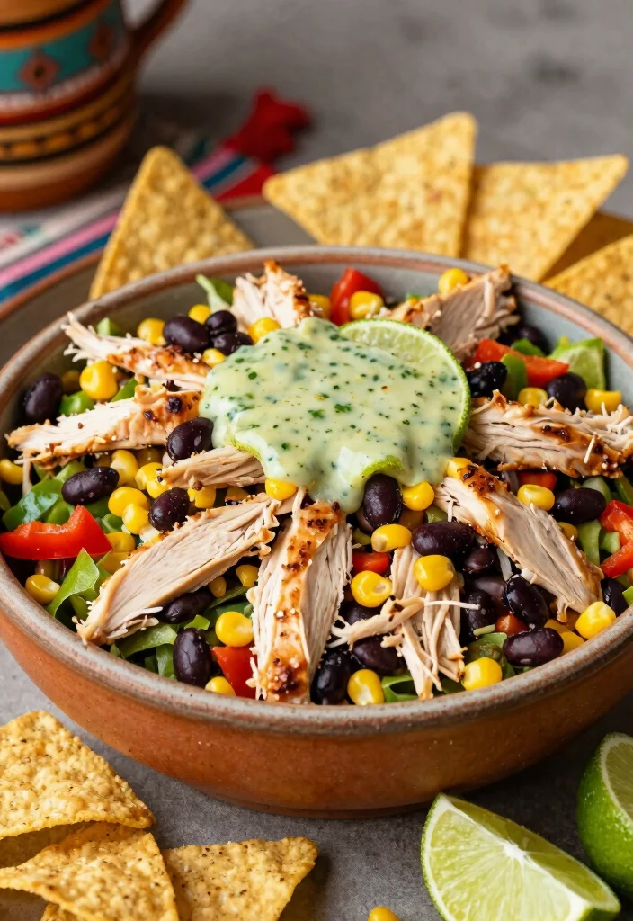 10 No Mayo Chicken Salad Recipes for Light Clean Eating - 5. Southwest Chicken Salad 1