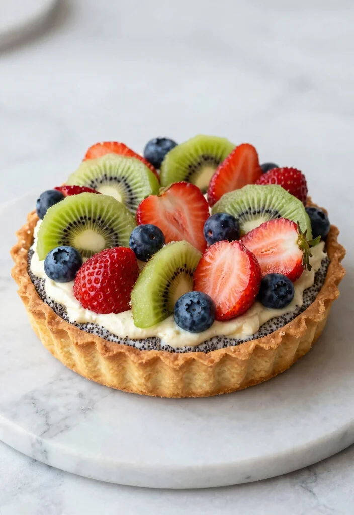 10 Poppy Seed Dessert Recipes for Classic Nutty Flavor - 8. Poppy Seed Fruit Tart 1