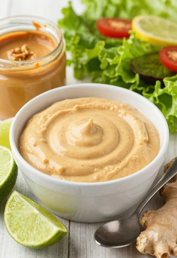 10 Raw Salad Dressing Recipes for Fresh Vibrant Bowls 89 10 Raw Salad Dressing Recipes for Fresh Vibrant Bowls 9. Peanut Butter Dressing 0