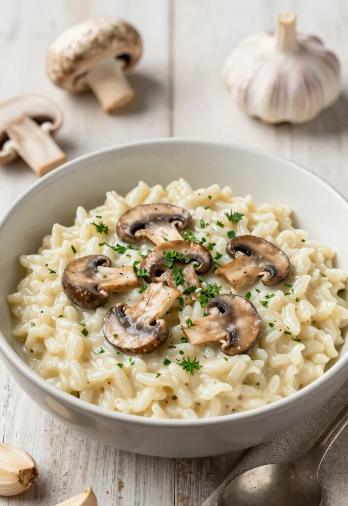 10 Recipes Using Vegan Cream Cheese for Creamy Dishes 89 10 Recipes Using Vegan Cream Cheese for Creamy Dishes - 9. Creamy Vegan Mushroom Risotto 1