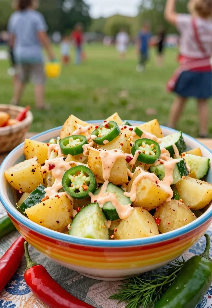 10 Russian Potato Salad Recipes with Classic Creamy Flavor 101 10 Russian Potato Salad Recipes with Classic Creamy Flavor 10. Spicy Potato Salad 0