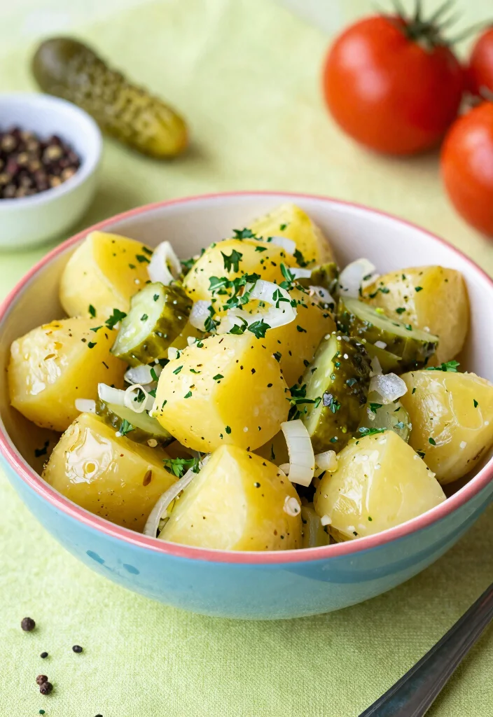 10 Russian Potato Salad Recipes with Classic Creamy Flavor 79 10 Russian Potato Salad Recipes with Classic Creamy Flavor 8. Pickled Potato Salad 0
