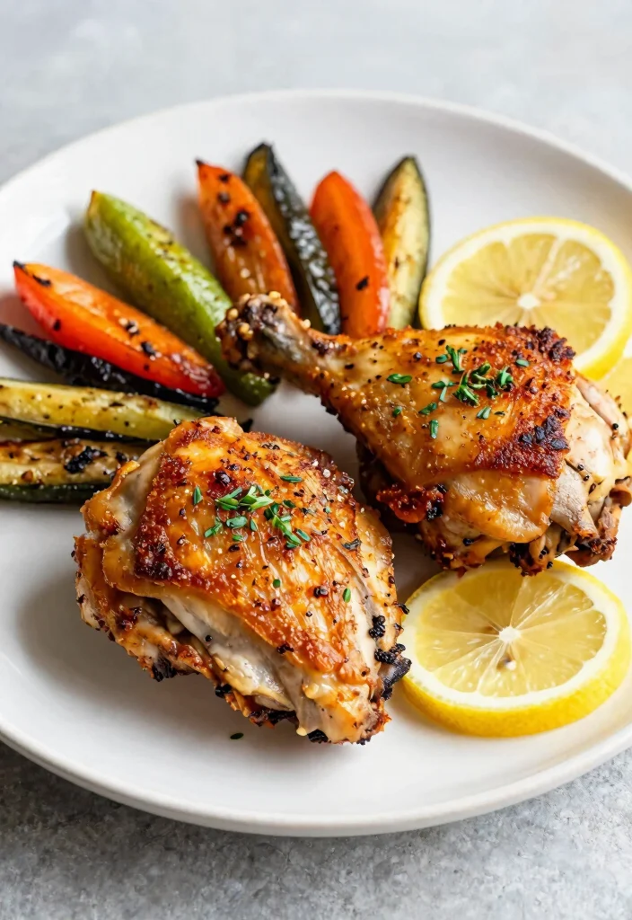 10 Saturday Dinner Recipes for Relaxed Family Nights 7. Baked Lemon Herb Chicken Thighs 0