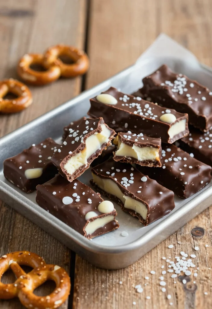 10 Savory Dessert Recipes for Bold Sweet and Salty Bakes 98 10 Savory Dessert Recipes for Bold Sweet and Salty Bakes - 10. Sweet and Salty Chocolate Pretzel Bark 1