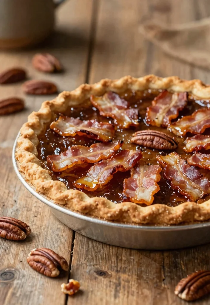 10 Savory Dessert Recipes for Bold Sweet and Salty Bakes 21 10 Savory Dessert Recipes for Bold Sweet and Salty Bakes - 3. Bacon Maple Pecan Pie 1