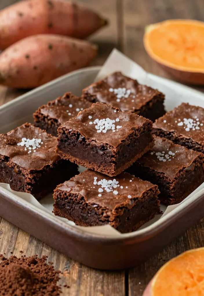 10 Savory Dessert Recipes for Bold Sweet and Salty Bakes 43 10 Savory Dessert Recipes for Bold Sweet and Salty Bakes - 5. Sweet Potato Brownies with Sea Salt 1