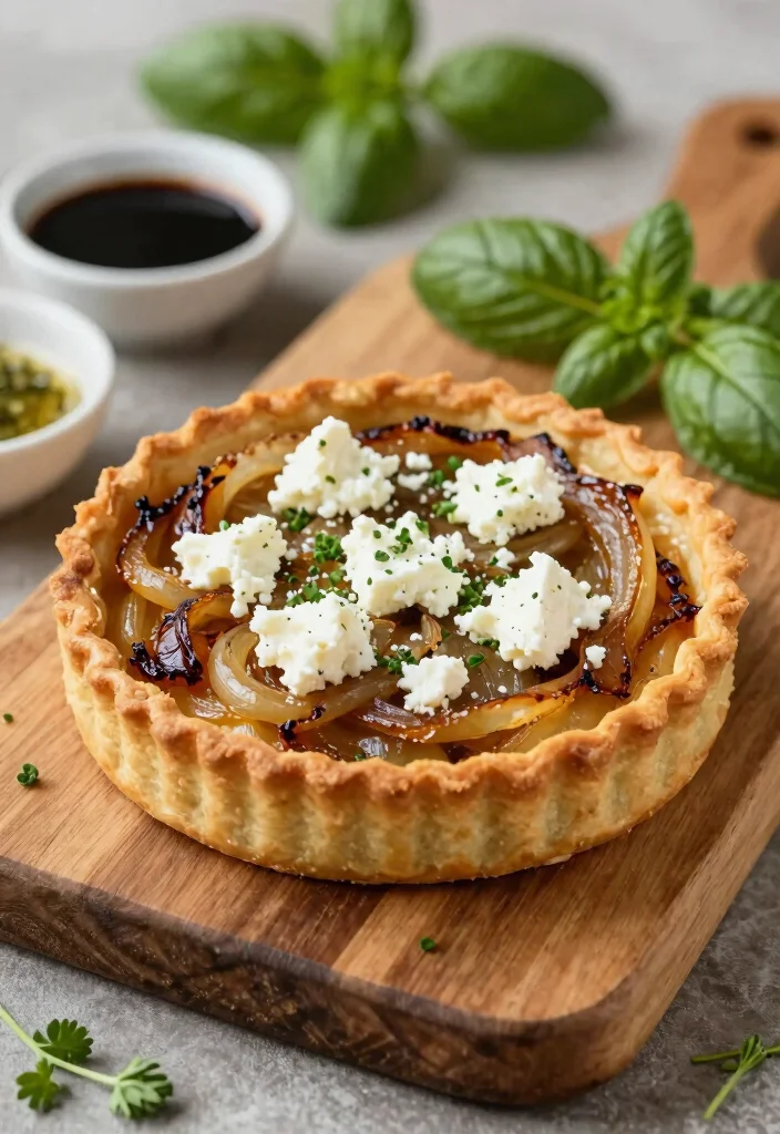 10 Savory Dessert Recipes for Bold Sweet and Salty Bakes 65 10 Savory Dessert Recipes for Bold Sweet and Salty Bakes - 7. Caramelized Onion and Goat Cheese Tart 1