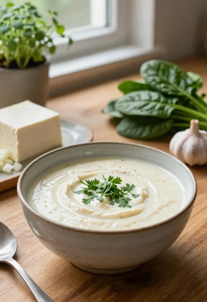 10 Silken Tofu Dinner Recipes for Soft Savory Dishes 1 10 Silken Tofu Dinner Recipes for Soft Savory Dishes - 1. Creamy Silken Tofu Soup 1