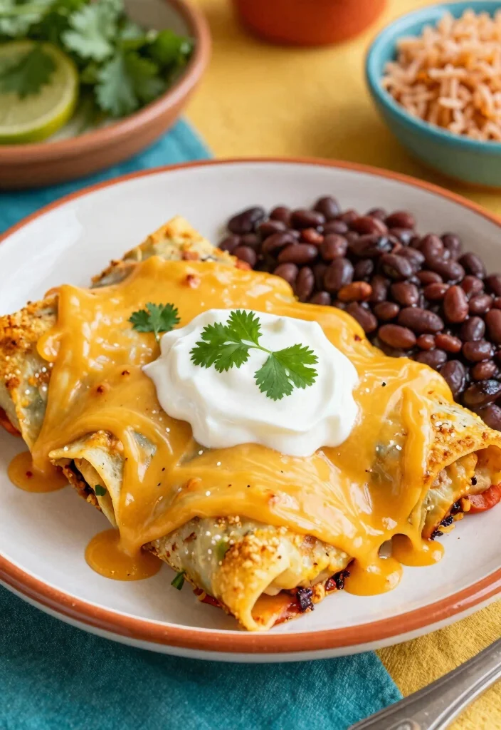 10 Sour Cream Dinner Recipes for Rich Comfort Meals 34 10 Sour Cream Dinner Recipes for Rich Comfort Meals - 4. Sour Cream & Chipotle Enchiladas 1