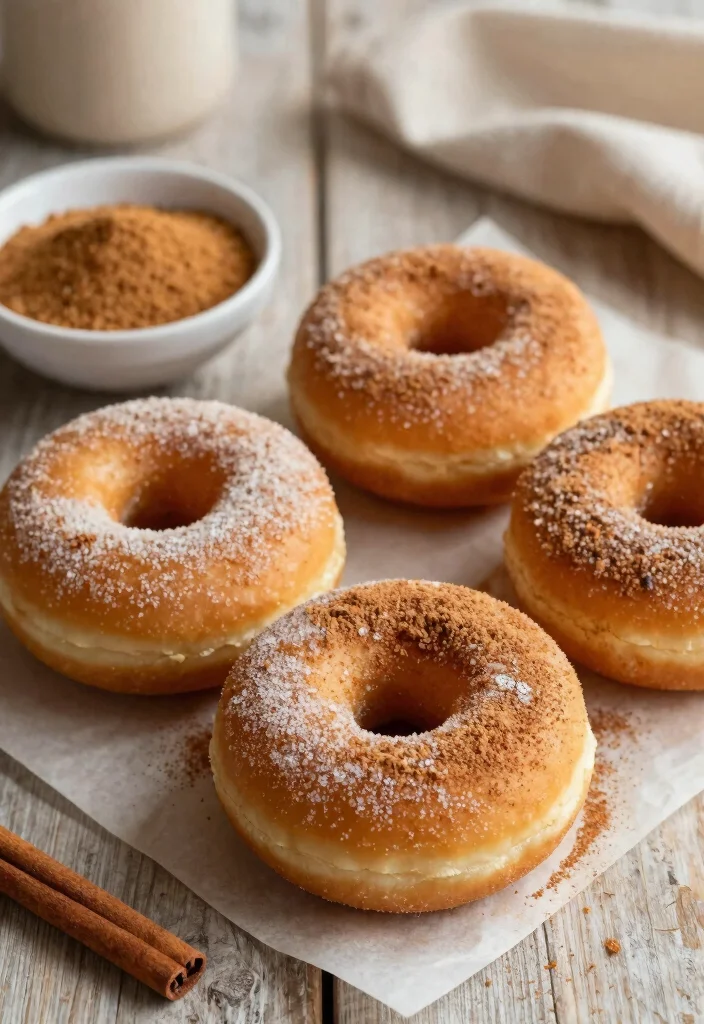 10 Vegan Air Fryer Donut Recipes for Sweet Treats - 3. Cinnamon Sugar Vegan Donuts 1