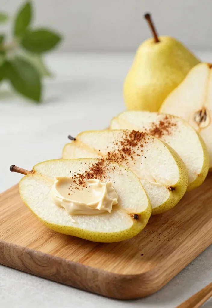 10 Vegan BLW Recipes for Baby Led Weaning 89 10 Vegan BLW Recipes for Baby Led Weaning - 9. Pear and Almond Butter Slices 1