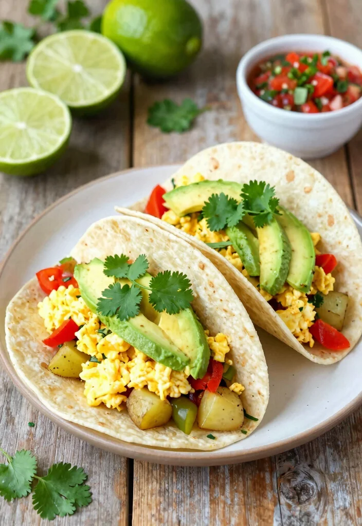 10 Vegan Just Egg Recipes for Easy Plant Based Cooking - 5. Just Egg Breakfast Tacos 1