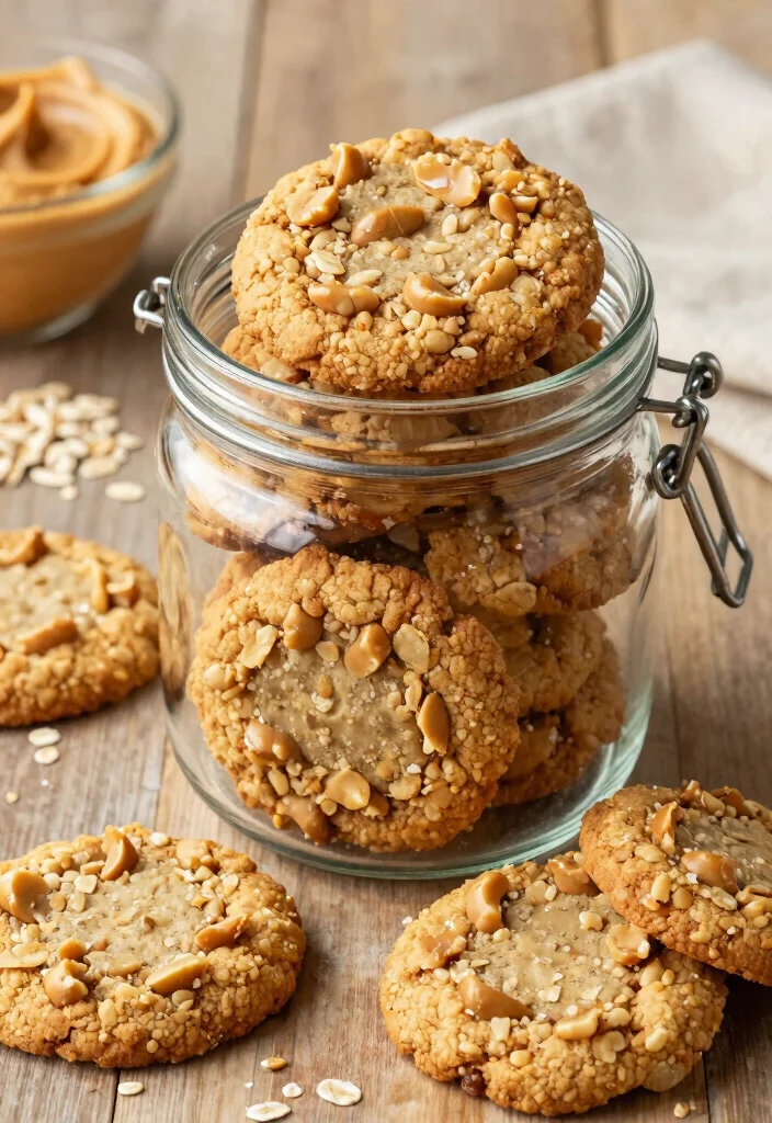 10 Vegan Oatmeal Cookie Recipes for Chewy Baking - 3. Peanut Butter Oatmeal Cookies 1