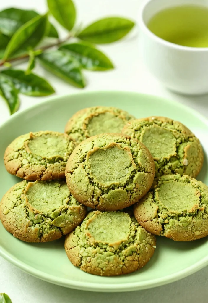 10 Vegan Oatmeal Cookie Recipes for Chewy Baking - 8. Matcha Oatmeal Cookies 1