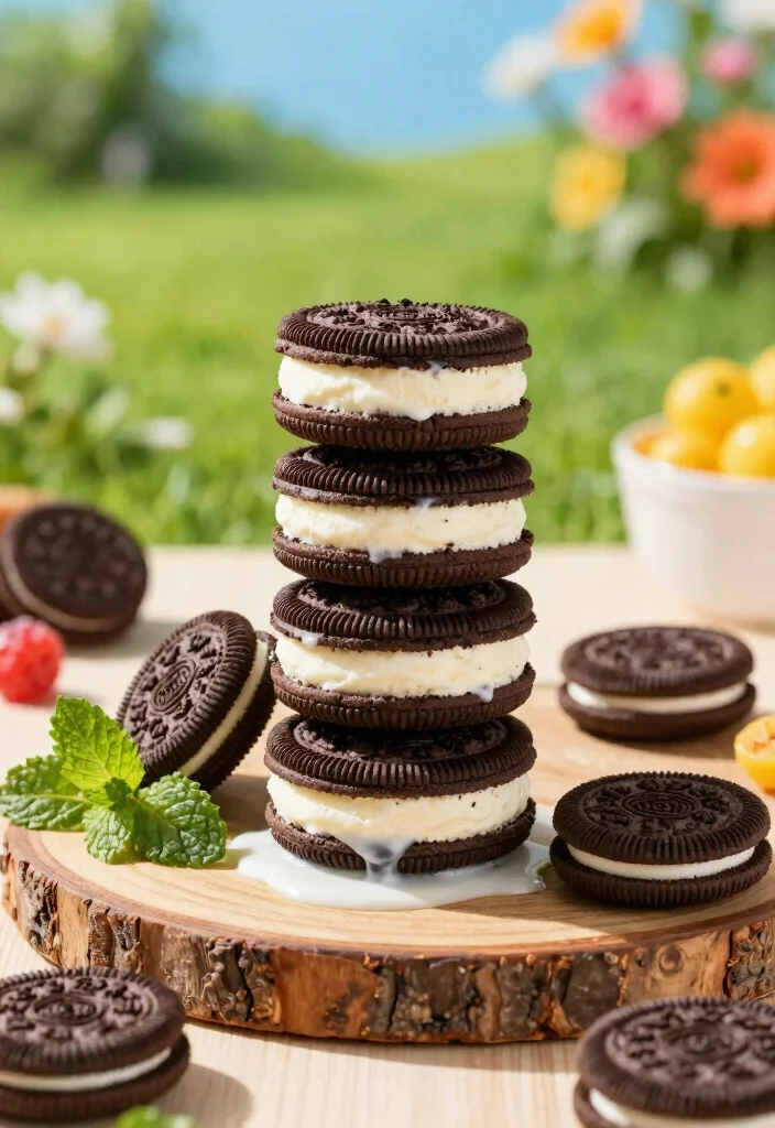 10 Vegan Oreo Recipes for Dairy Free Sweet Treats 1 10 Vegan Oreo Recipes for Dairy Free Sweet Treats - 1. Vegan Oreo Ice Cream Sandwiches 1