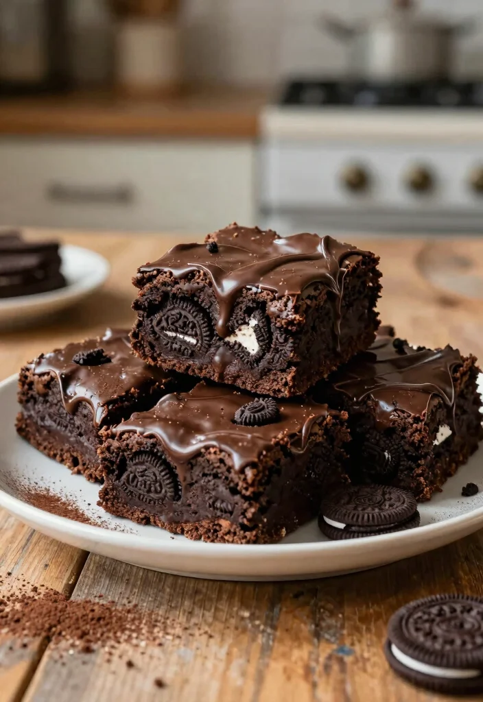 10 Vegan Oreo Recipes for Dairy Free Sweet Treats 23 10 Vegan Oreo Recipes for Dairy Free Sweet Treats - 3. Vegan Oreo Brownies 1