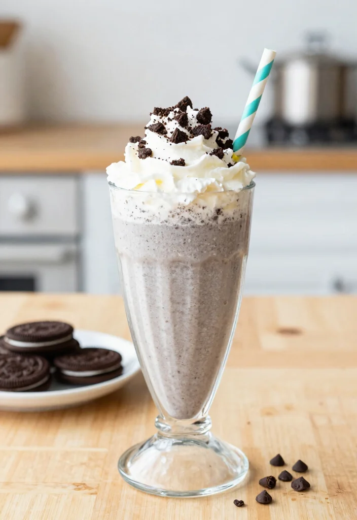 10 Vegan Oreo Recipes for Dairy Free Sweet Treats 45 10 Vegan Oreo Recipes for Dairy Free Sweet Treats - 5. Vegan Oreo Milkshake 1
