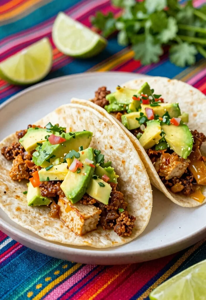 10 Vegan Yuba Recipes for High Protein Plant Based Meals 12 10 Vegan Yuba Recipes for High Protein Plant Based Meals - 2. Yuba Tacos with Avocado Salsa 1