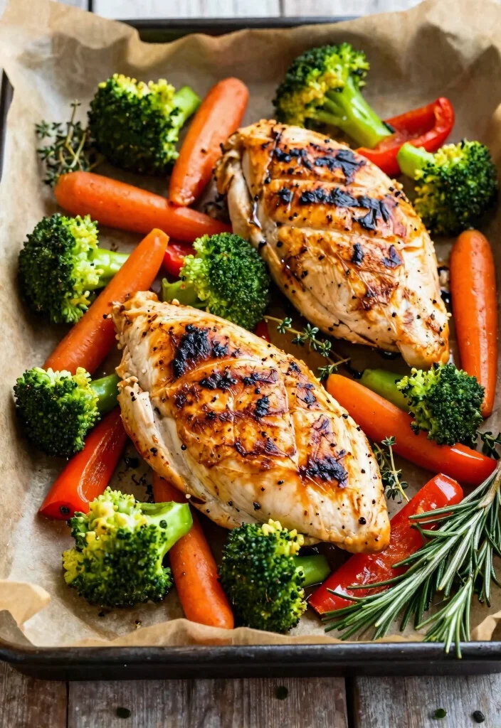 12 30 Minute Dinner Recipes for Busy Weeknights 2. One Pan Chicken and Veggies 0