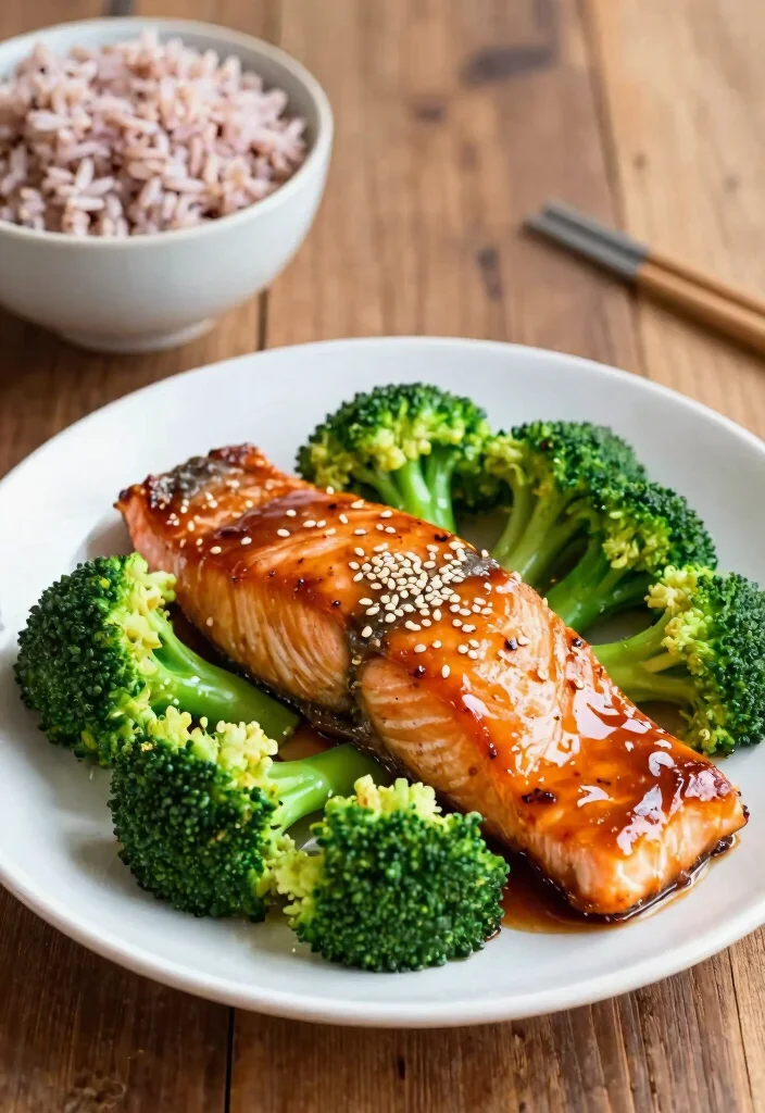 12 30 Minute Dinner Recipes for Busy Weeknights 5. Teriyaki Salmon with Broccoli 0