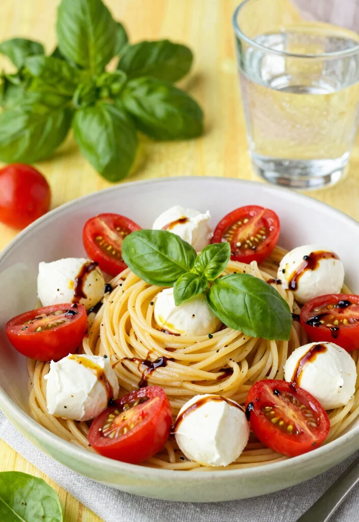 12 30 Minute Dinner Recipes for Busy Weeknights 7. Caprese Pasta Salad 0