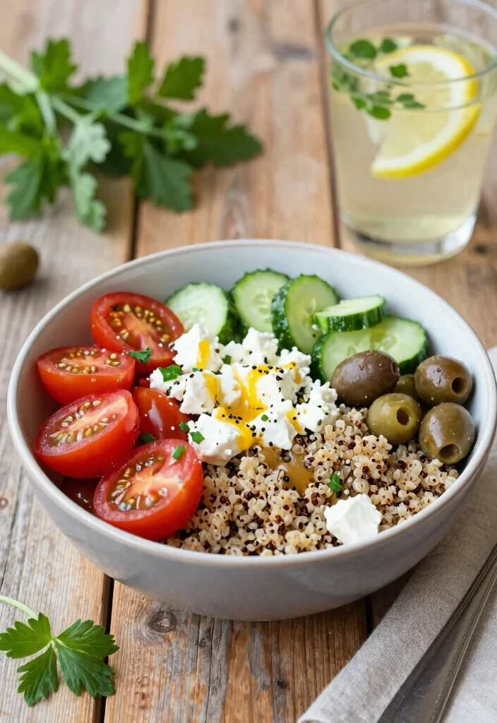 12 30 Minute Dinner Recipes for Busy Weeknights 8. Mediterranean Quinoa Bowl 0