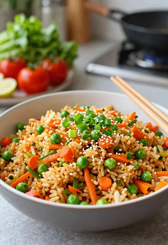 12 30 Minute Dinner Recipes for Busy Weeknights 9. Vegetable Fried Rice 0