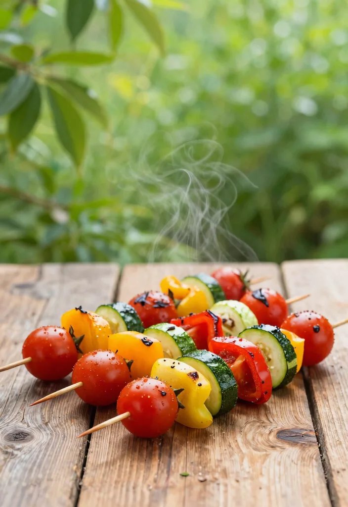 12 BBQ Dinner Recipes for Bold Smoky Flavor - 5. Grilled Vegetable Skewers 1
