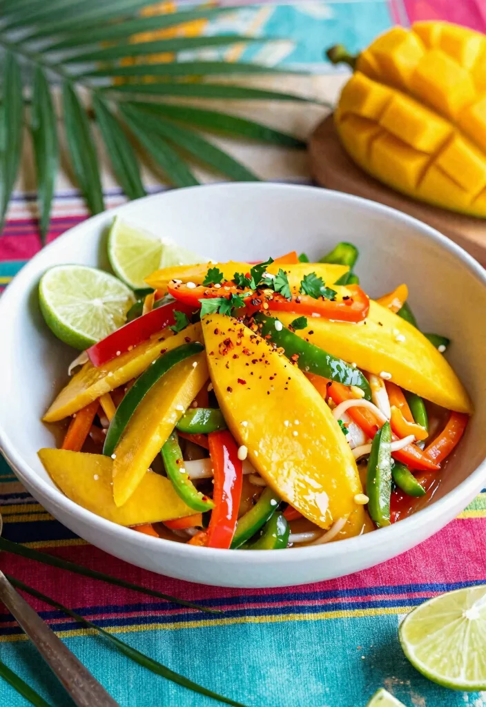 12 Bulk Salad Recipes Perfect for Meal Prep and Parties 45 12 Bulk Salad Recipes Perfect for Meal Prep and Parties - 5. Spicy Thai Mango Salad 1