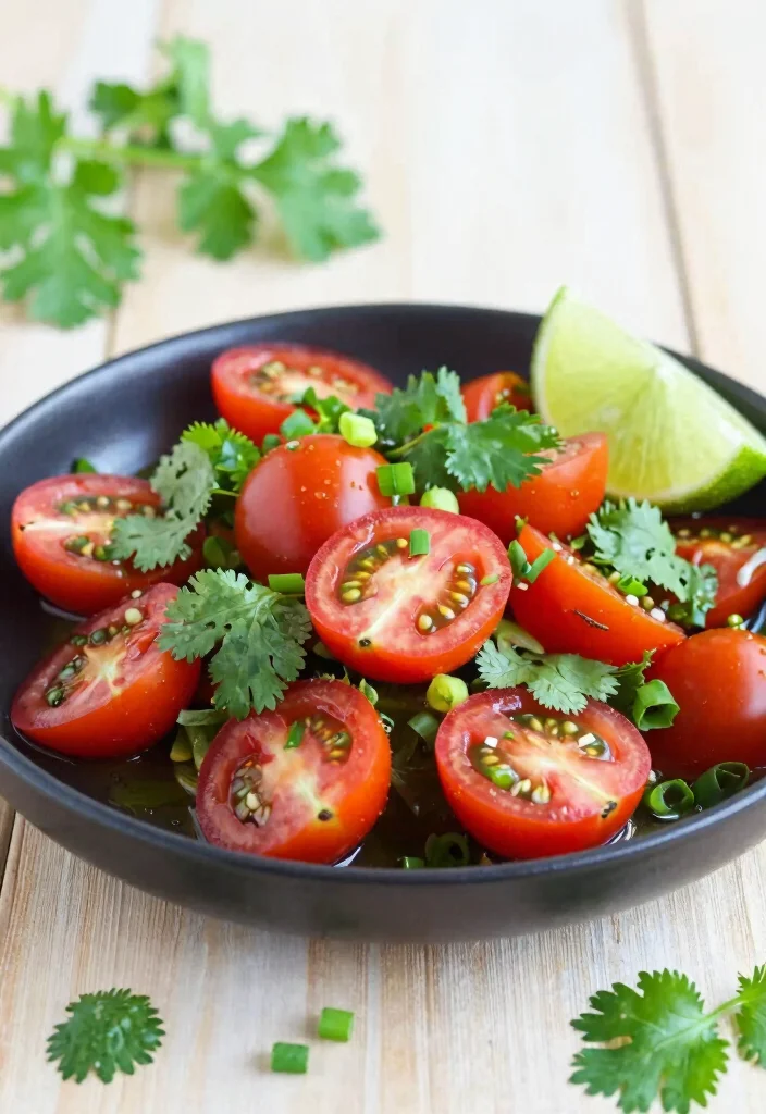 12 Cherry Tomato Dinner Recipes for Fresh Bright Flavor - 8. Thai Cherry Tomato Salad 1